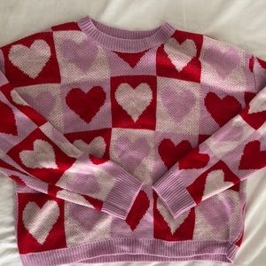 Shein Heart Sweater